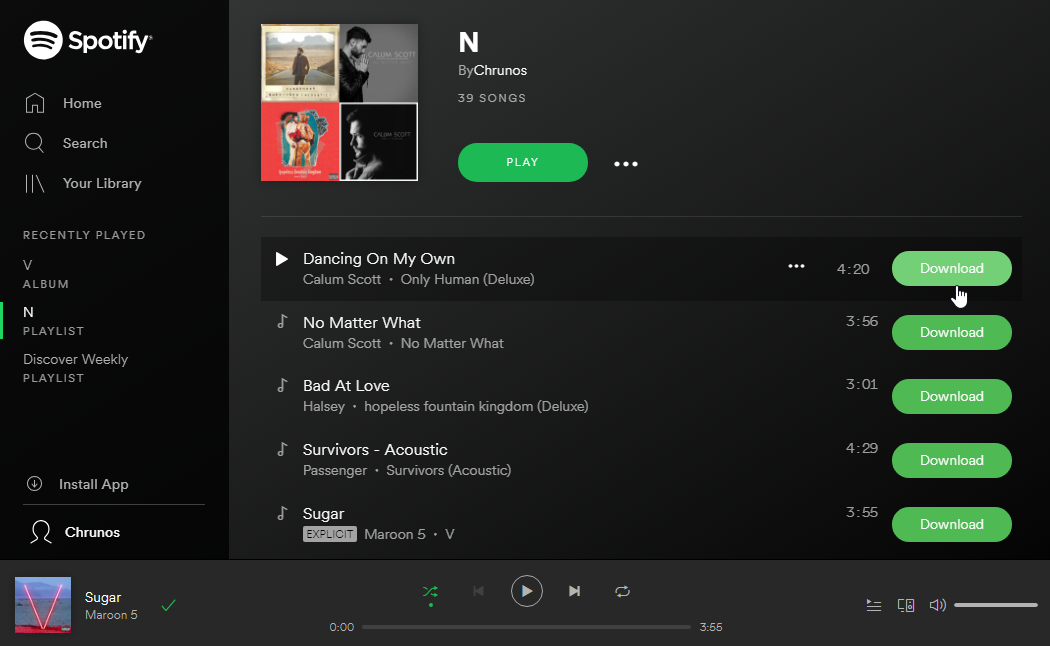 Can You Download Spotify Music To Your Phone From Macbook